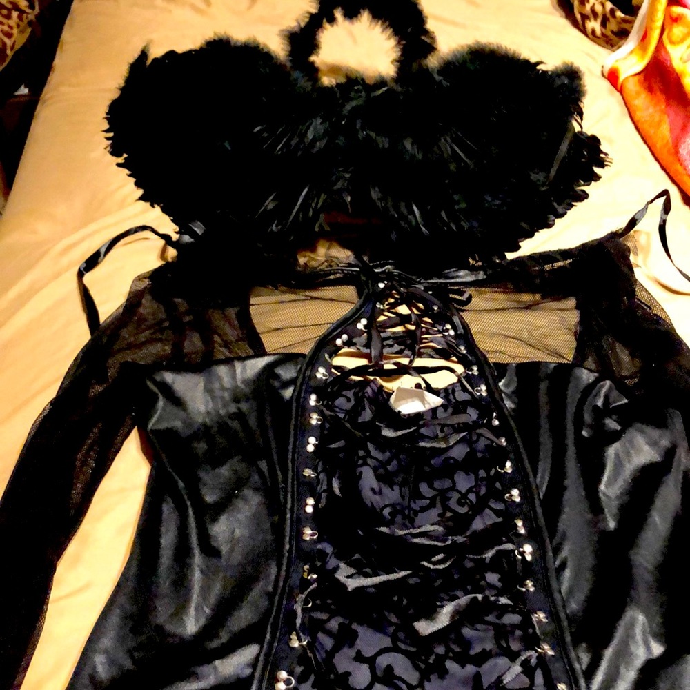 Dark angel costume minus the wig